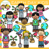 Earth Day Kids Clip Art {Whimsy Clips Earth Day Clip Art}