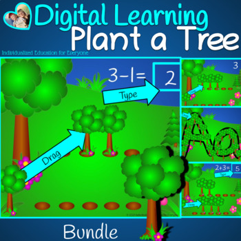 Preview of Earth Day Kindergarten Digital Activities Bundle