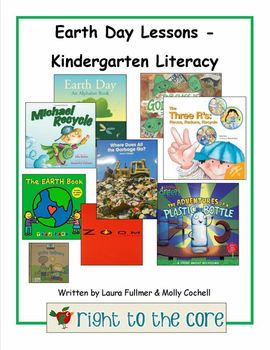 Preview of Earth Day - Kindergarten Literacy Activities