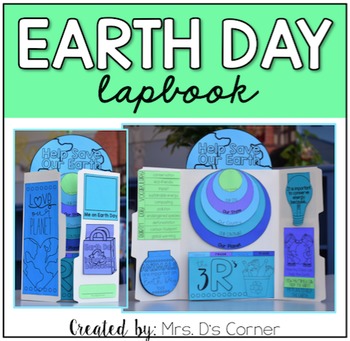 Preview of Earth Day Lapbook with Foldables (Grades 2 - 5)