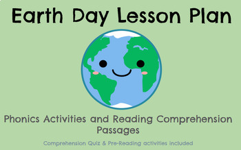 Preview of Earth Day Lesson Plan
