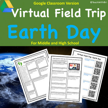 Preview of Earth Day Lesson for Middle and High School for Google Classroom