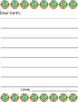 Preview of Earth Day Letter