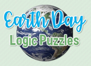 Preview of Earth Day Logic Puzzle Pack
