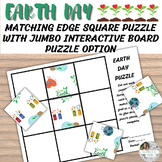 Earth Day Matching Edge Square Puzzle! Cut and Paste