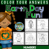 Earth Day Color By Numbers Earth Day Math Know Your Number