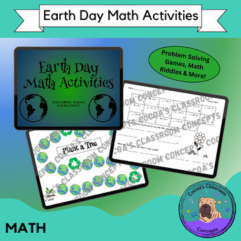 Preview of Earth Day Math Activities