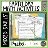 Earth Day Math Activities - Color by Code, Decode & Solve,