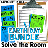 Earth Day Math Activities - Around the Room BUNDLE - Scoot