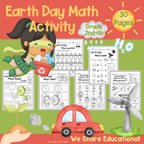 Earth Day Math Activity | 2nd to 4th Grade Earth Day Math 