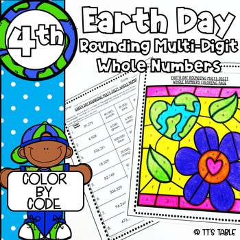 Preview of Earth Day Math Activity | Color of Code