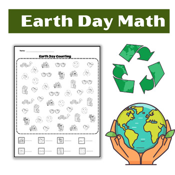 Preview of Earth Day Math Activity I Spy Spring