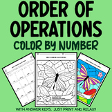 Earth Day Math Activity: Order of Operations Spring Math C