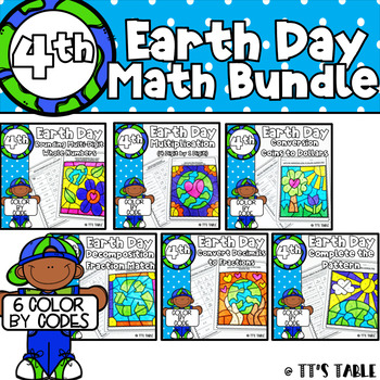 Preview of Earth Day Math Bundle