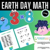 Earth Day Math Center Worksheet Activity: Adapted Book, Li