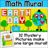 Earth Day Math Color by Number Mystery Pictures Mural