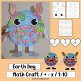 Earth Day Math Craft Addition Subtraction Activities Bulle