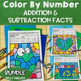 Earth Day Math Craft Coloring Pages Sheets Color by Number