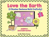 Earth Day Math Craftivity: Addition and Subtraction