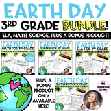 Earth Day Math, ELA, and Science BUNDLE for 3rd Grade!