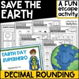 Earth Day Math Escape Room Activity | Rounding Decimals Numbers