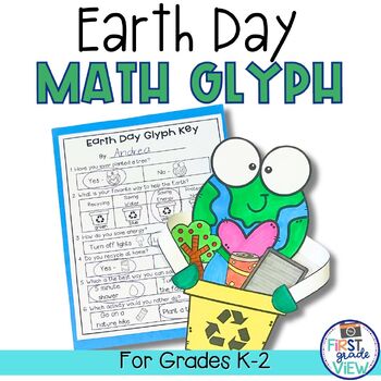 Preview of Earth Day Math Glyph | Earth Day Math Craft Activity