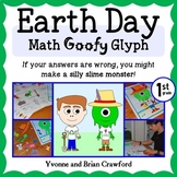 Earth Day Math Goofy Glyph 1st grade | Math Centers | Math