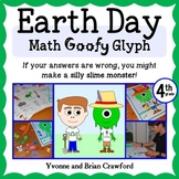 Earth Day Math Goofy Glyph 4th grade | Math Centers | Math