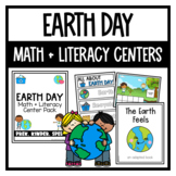 Earth Day Math + Literacy Centers | PreK, Kinder, Sped