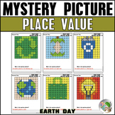 Earth Day Math Mystery Picture Place Value - Earth Day Activities