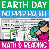 Earth Day Activities Writing Math and Reading Worksheets C