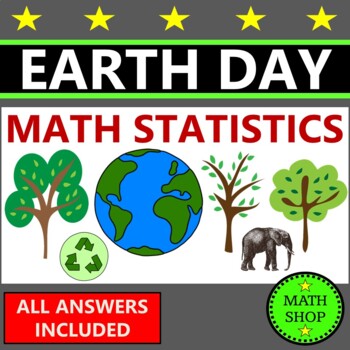 Preview of Earth Day Math Recycling Environment Pollution Human Impact on the Environment