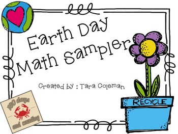 Preview of Earth Day Math Sampler