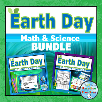 Preview of Earth Day Math & Science Activities Bundle
