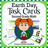 Earth Day Math Task Cards 2nd Grade | Addition Subtraction