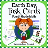 Earth Day Math Task Cards 4th Grade | Multiplication | Mat