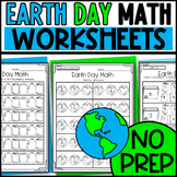 Earth Day Math Worksheets: Addition, Subtraction, Counting to 120