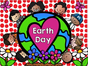 Preview of Earth Day Math and Literacy Center and Activity for Preschool and Kindergarten