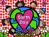 Earth Day Math and Literacy Center and Activity for Presch