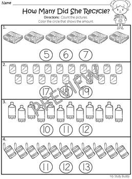 Earth Day Activities (Earth Day Math & Literacy, Kindergarten) | TpT