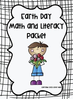 Preview of Earth Day Math and Literacy Packet for K & 1