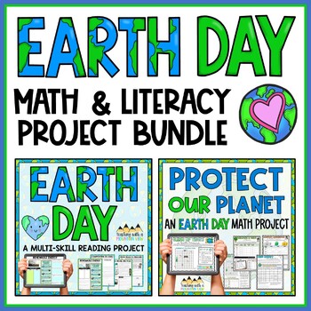 Preview of Earth Day Math and Literacy Projects | Activities for Earth Day