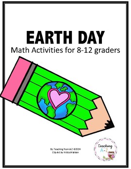 Preview of Earth Day Math Worksheets