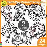 Earth Day Mazes Clipart | Recycling | Environment | Labyri