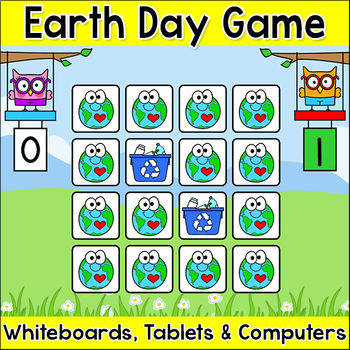 Preview of Earth Day Game - Memory Matching Activity for iPads, Smartboards & Chromebooks