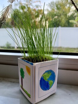 Preview of Earth Day Milk Jug Planter Craft