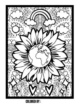 Printable Vegan Coloring Page—A Mindfulness Activity for Kids!