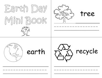 Earth Day Printable Book Worksheets Teachers Pay Teachers