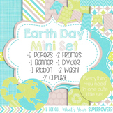 Digital Paper and Frame Mini Set Earth Day