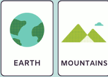 Preview of Earth Day Mini Poster Flash Cards